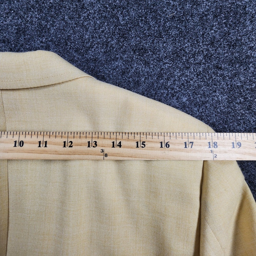 VTG Jack Nicklaus Golden Bear Sport Coat Mens 42R Yellow Blazer Shulman's - Picture 15 of 15